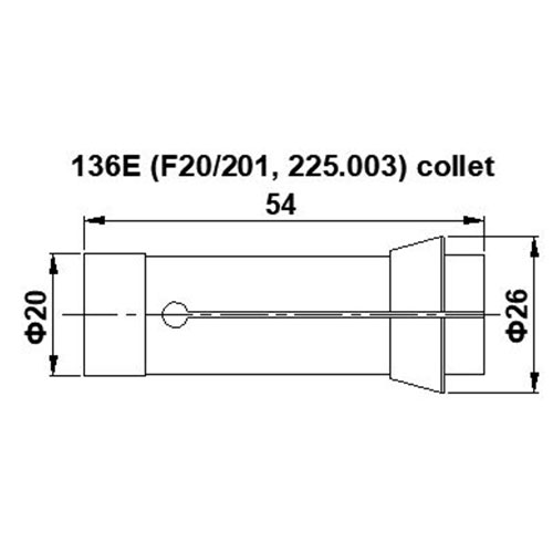 HSS/ Carbide Collets TF15/120E